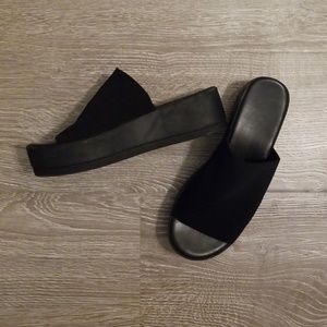 Platform Slide Sandals